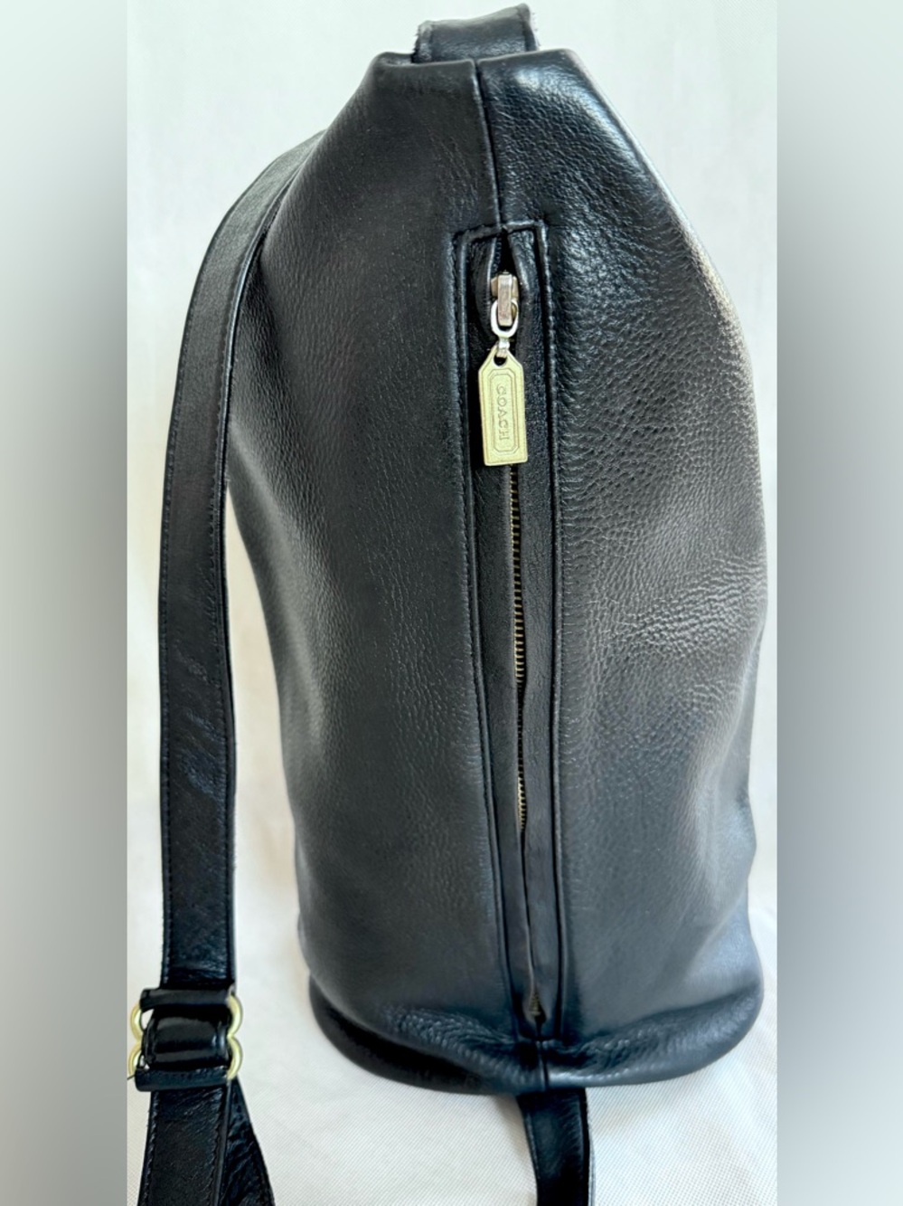 COACH Vintage Sonoma Flat Pack Sling Backpack Leather Convertible Crossbody 4944 - Picture 2 of 16